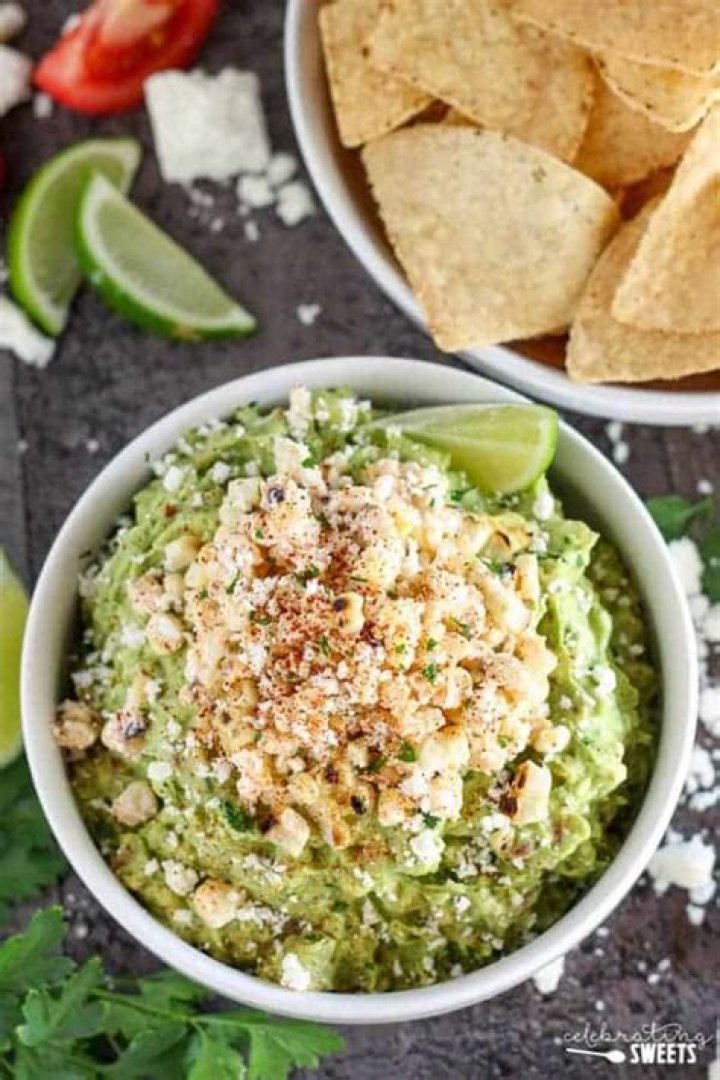 Corn Guacamole - Celebrating Sweets