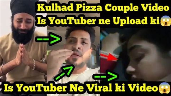 Kulhad Pizza Couple Viral Video: Sehaj Arora Clarifies On Leaked Private Video With Wife - SarkariResult
